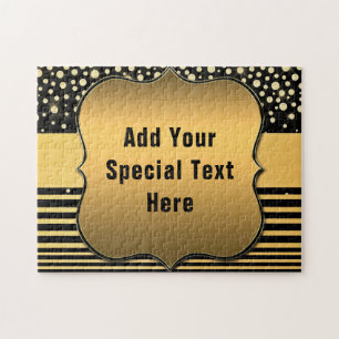 Entwerfen Sie Ihr eigenes Black Gold Puzzle mit be