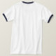 Entwerfen Sie Ihr eigenes Blau und Ihre Marine T-Shirt (Design Rückseite)