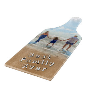 Entwerfen Sie Ihr eigenes Familienfoto-Schneidbret Schneidebrett
