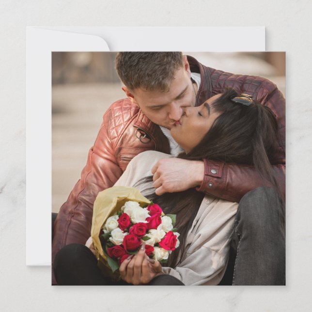 Entwerfen Sie Ihr eigenes Foto Dankeskarte (Vorderseite)