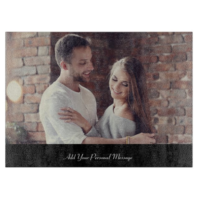 Entwerfen Sie Ihr eigenes Foto Schneidebrett (Vorderseite)