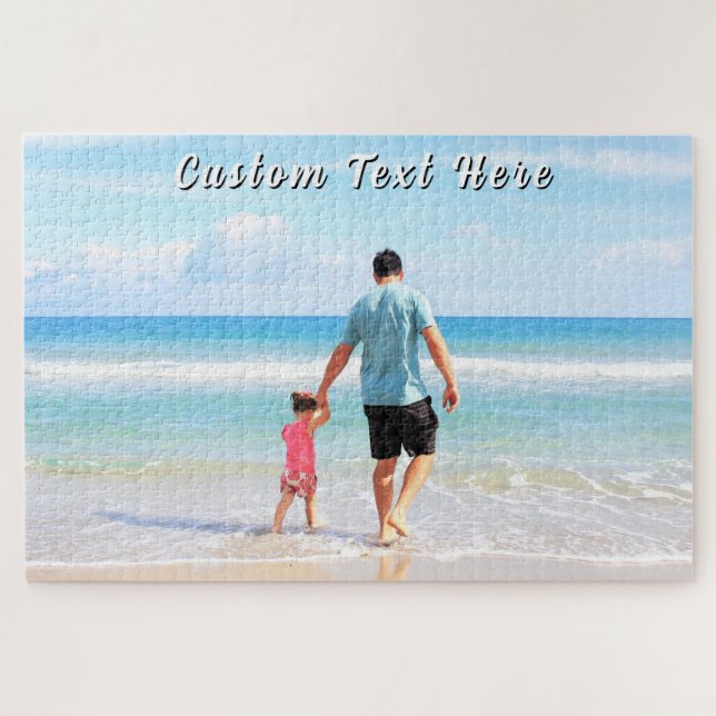 Entwerfen Sie Ihr eigenes Fotopuzzle-Geschenk mit  Puzzle (Horizontal)