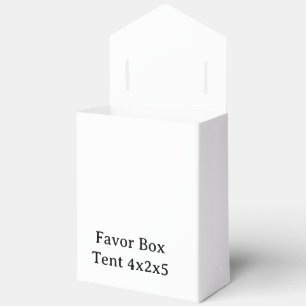 Entwerfen Sie Ihr eigenes individuelles Zelt 4x2x5 Geschenkschachtel