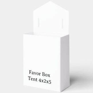 Entwerfen Sie Ihr eigenes individuelles Zelt 4x2x5 Geschenkschachtel