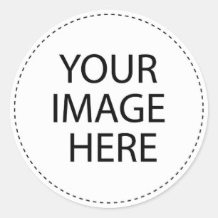 Entwerfen Sie Ihr eigenes Kindergeschenk Runder Aufkleber