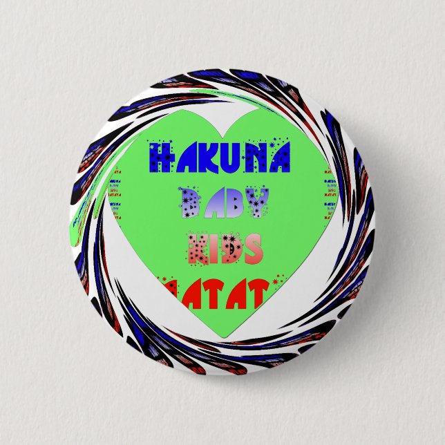 Entwerfen Sie Ihr eigenes luminöses Herz-Baby-Desi Button (Vorderseite)