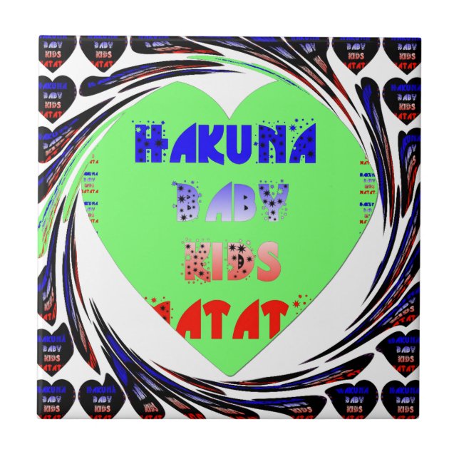 Entwerfen Sie Ihr eigenes luminöses Herz-Baby-Desi Fliese (Vorderseite)