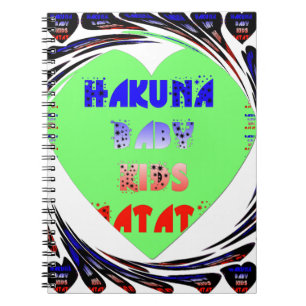 Entwerfen Sie Ihr eigenes luminöses Herz-Baby-Desi Notizblock