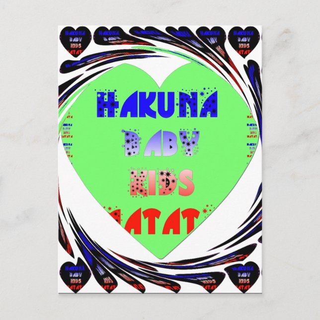 Entwerfen Sie Ihr eigenes luminöses Herz-Baby-Desi Postkarte (Vorderseite)