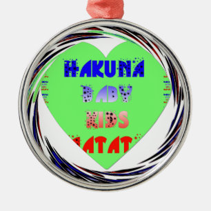 Entwerfen Sie Ihr eigenes luminöses Herz-Baby-Desi Silbernes Ornament