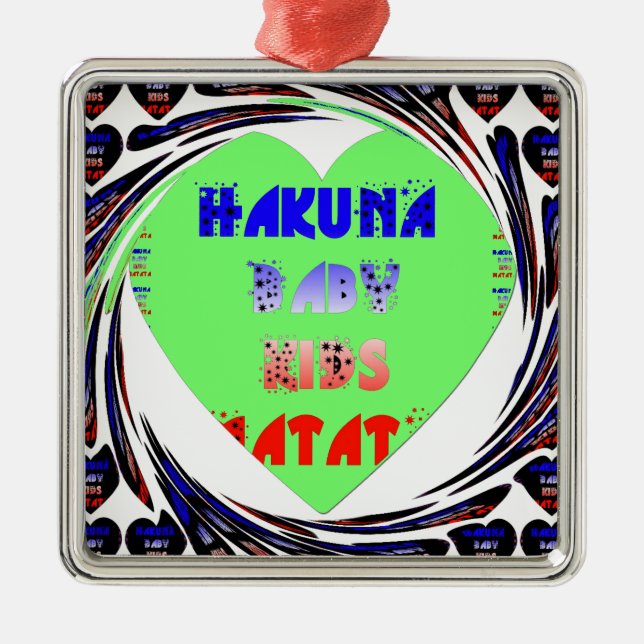 Entwerfen Sie Ihr eigenes luminöses Herz-Baby-Desi Silbernes Ornament (Vorne)