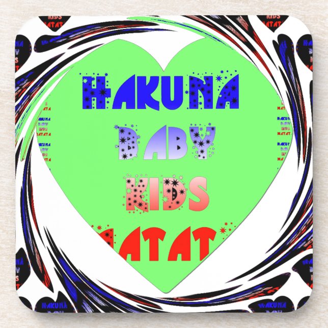 Entwerfen Sie Ihr eigenes luminöses Herz-Baby-Desi Untersetzer (Vorderseite)