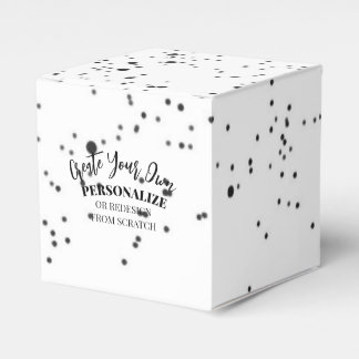 Entwerfen Sie Ihr eigenes Maßgeschneidertes Geschenkschachtel