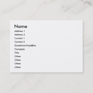 Entwerfen Sie Ihr eigenes molliges, 3,5" x 2,5", Visitenkarte