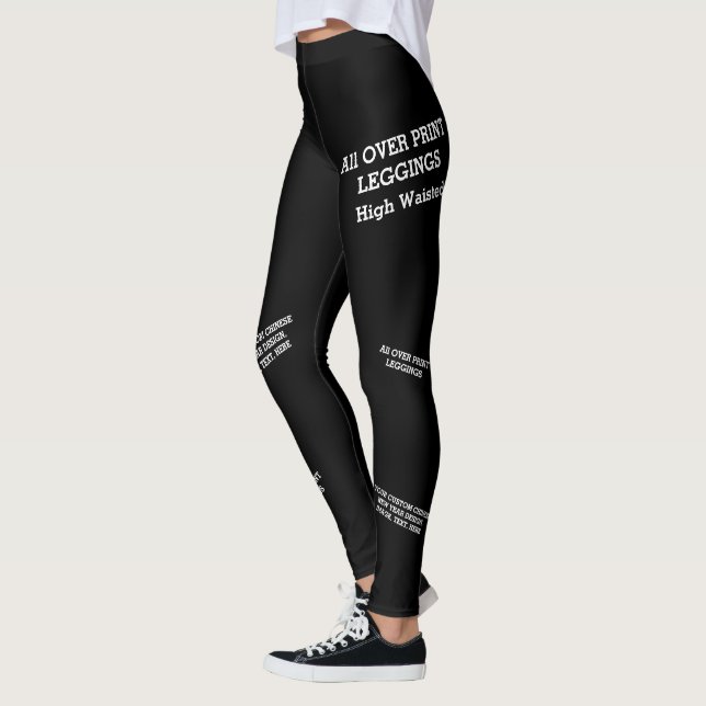 Entwerfen Sie Ihr eigenes Personalisiertes High-Wa Leggings (Links)