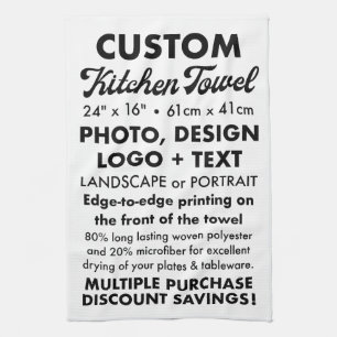 Entwerfen Sie Ihr eigenes Personalisiertes Küchent Geschirrtuch