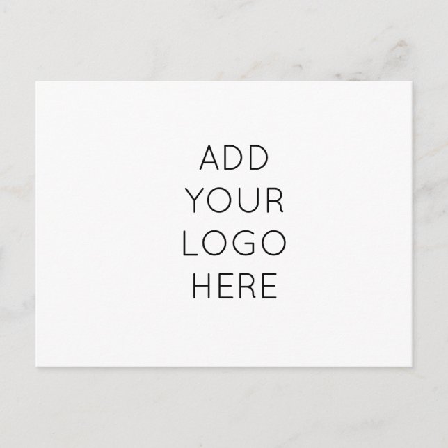 Entwerfen Sie Ihr eigenes Personalisiertes Logo-Im Postkarte (Vorderseite)
