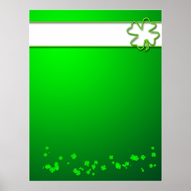 Entwerfen Sie Ihr eigenes Poster - St. Patricks Da (Vorne)