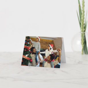 Entwerfen Sie Ihr eigenes Single-Foto Dankeskarte