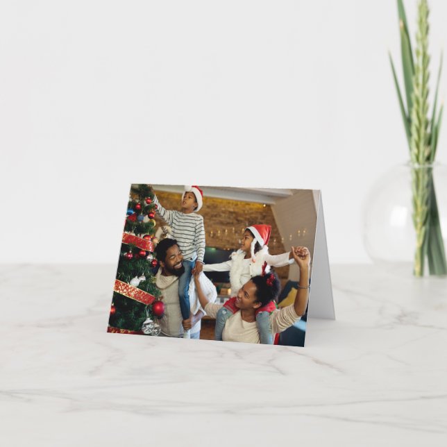 Entwerfen Sie Ihr eigenes Single-Foto Dankeskarte (Vorderseite)