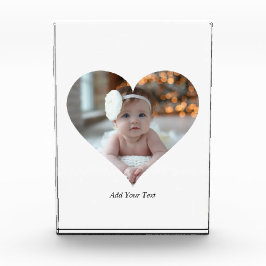 Entwerfen Sie Ihr eigenes Single Herz gestalten Fo Fotoblock