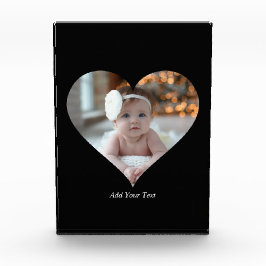 Entwerfen Sie Ihr eigenes Single Herz gestalten Fo Fotoblock