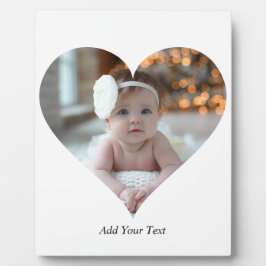 Entwerfen Sie Ihr eigenes Single Herz gestalten Fo Fotoplatte