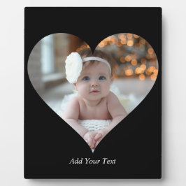 Entwerfen Sie Ihr eigenes Single Herz gestalten Fo Fotoplatte