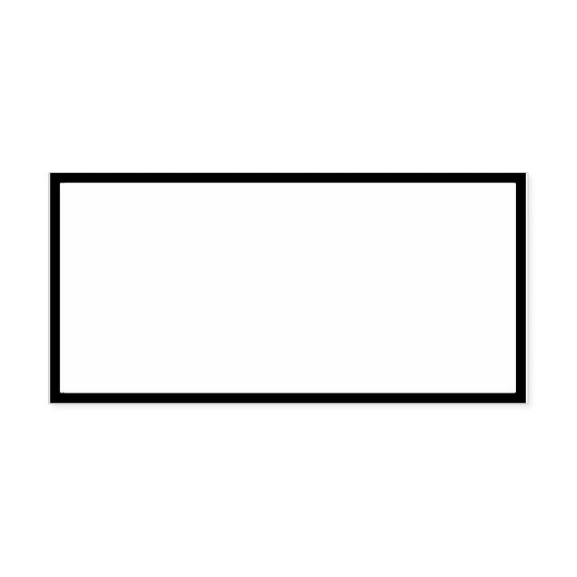 Entwerfen Sie Ihr Logo 1,5" x 3" Gummistempel (Prägung)