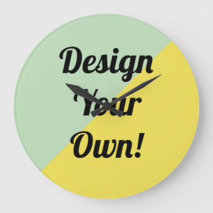 Entwerfen Sie Ihr personifizieren Geschenk Große Wanduhr