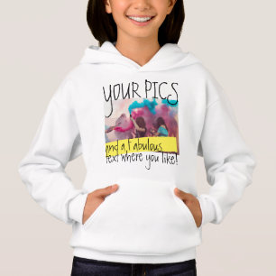 Entwerfen Sie Ihr Sweatshirt! Personalisiertes Fot Hoodie