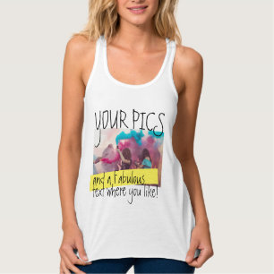 Entwerfen Sie Ihr Tank Top! Personalisierter Foto  Top