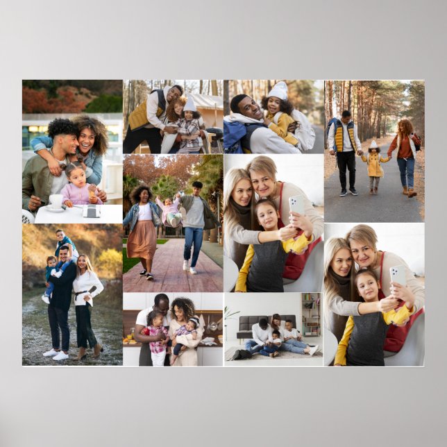 Entwerfen Sie Ihre eigene 10 FotoCollage Poster (Vorne)