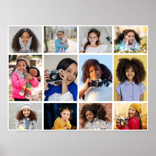 Entwerfen Sie Ihre eigene 12 FotoCollage Poster (Vorne)