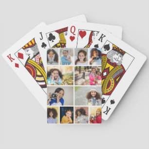 Entwerfen Sie Ihre eigene 12 FotoCollage Spielkarten