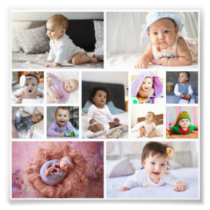 Entwerfen Sie Ihre eigene 13 FotoCollage Fotodruck