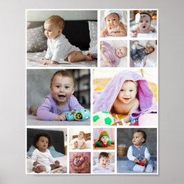 Entwerfen Sie Ihre eigene 13 FotoCollage Poster