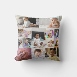 Entwerfen Sie Ihre eigene 14 FotoCollage Kissen