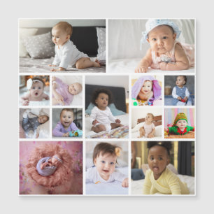 Entwerfen Sie Ihre eigene 14 FotoCollage Magnetkarte