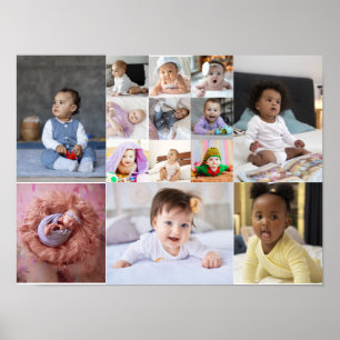 Entwerfen Sie Ihre eigene 14 FotoCollage Poster