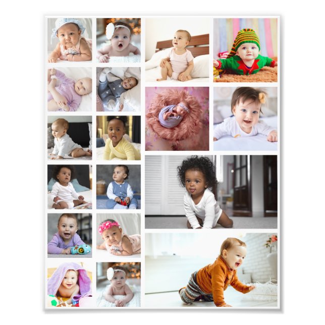 Entwerfen Sie Ihre eigene 18 FotoCollage Fotodruck (Vorne)