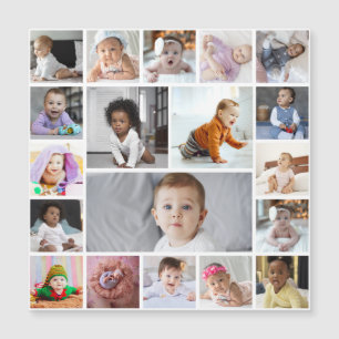 Entwerfen Sie Ihre eigene 19 FotoCollage Magnetkarte