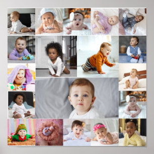 Entwerfen Sie Ihre eigene 19 FotoCollage Poster