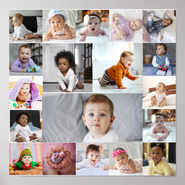 Entwerfen Sie Ihre eigene 19 FotoCollage Poster (Vorne)