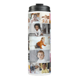Entwerfen Sie Ihre eigene 19 FotoCollage Thermosbecher
