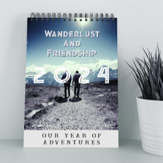Entwerfen Sie Ihre eigene 2024 Foto Friends Travel Kalender