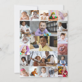 Entwerfen Sie Ihre eigene 21 FotoCollage Dankeskarte