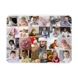 Entwerfen Sie Ihre eigene 21 FotoCollage Magnet