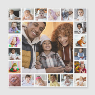 Entwerfen Sie Ihre eigene 21 FotoCollage Magnetkarte