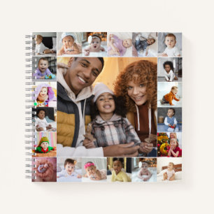 Entwerfen Sie Ihre eigene 21 FotoCollage Notizbuch